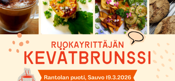 Ruokayrittäjän kevätbrunssi Sauvossa