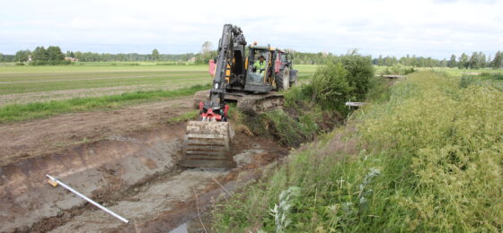 Niittokauhan sekä kaksitasouomarakenteen esittely