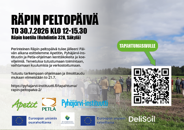 Räpin peltopäivän mainos 30.7.2026