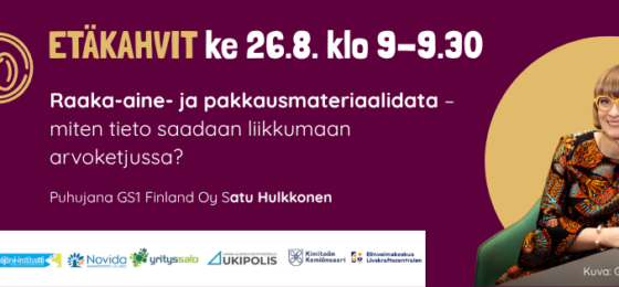 Etäkahvit: Raaka-aine- ja pakkausmateriaalidata – miten tieto saadaan liikkumaan arvoketjussa?